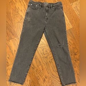 Madewell Charcoal Denim Jeans